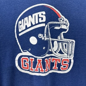 Vintage New York Giants Football Jersey Shirt Large 1980’s Logo 7 Blue “Medium” - Picture 1 of 17
