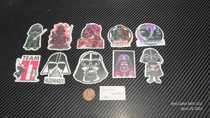 Starwars Disney Darth Vader Sith Lord  Decal Stickers 10pk #1 Anakin Skywalker  - Bild 1 von 1