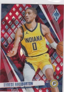 2023-24 Phoenix Tyrese Haliburton Red Ice #99 Pacers spedizione gratuita! - Foto 1 di 2