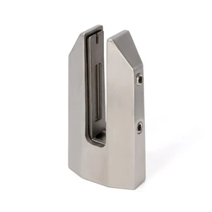 Frameless Fence Clamps Tilt Lock Adjustable Surface Mount for 1/2" - 11/16" Gl - Picture 1 of 3