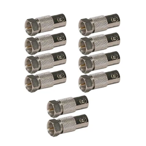 BNC Female to F Type Male Adapter Connector Repairing Accessories Fittings - Picture 1 of 6