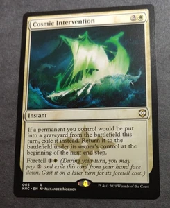 Cosmic Intervention: Commander: Kaldheim Instant Rare MTG card - Instant - Picture 1 of 2