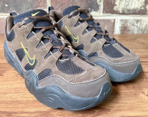 Nike P-6000 Shoes Mens Size 10 Brown Black FJ9532-200 Suede Mesh Swoosh Sneakers - Picture 1 of 10