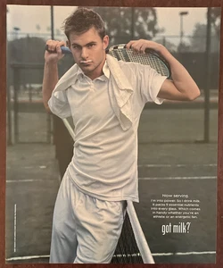 2004 Andy Roddick Got Milk Magazin Printanzeige Tennis - Bild 1 von 1