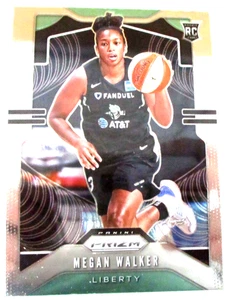 Tarjeta de radiocontrol de baloncesto Megan Walker 2020 Prizm WNBA #97 NY Liberty Rookie - Imagen 1 de 1