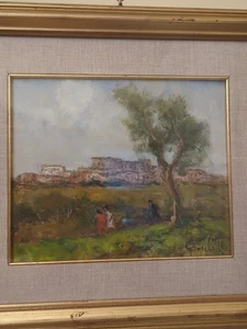 Gaetano Bocchetti  (Napoli 1888-1990) dipinto olio su tela. - Foto 1 di 2