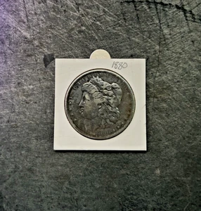 1880 $1 Morgan Silver Dollar - Foto 1 di 2