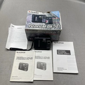 Fuji Fujifilm DX-10 Compact Digital Camera Digicam W/Original Box & Manuals - Picture 1 of 5