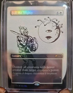 Fell the Mighty (Rainbow Foil) Secret Lair Drop MTG Near Mint  - Bild 1 von 2