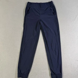 Pantaloni jogger Athleta blu navy Brooklyn donna 0 viaggio pendolarismo vita elastica - Foto 1 di 7