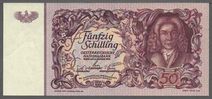 Austria 1951 - 50 Schilling P-130 ++XF - Picture 1 of 2