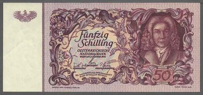 Austria 1951 - 50 Schilling P-130 ++XF - Image 1 of 2