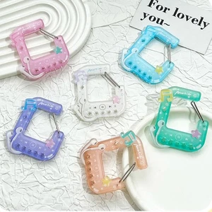Acrylic Climbing Hook Hollow Climbing Buckle New Keychain Holder - Picture 1 of 15