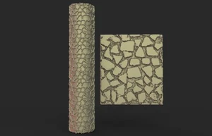 Rouleau texturé 31 pour socles Impréssion 3D pour jeux de figurines - Picture 1 of 1