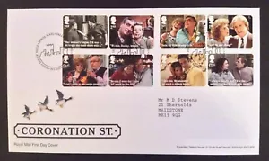 GB 2020 Coronation Street Set on Typed Address First Day Cover - Tallents House - Bild 1 von 1