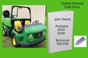 John Deere ProGator 2020 & 2030 Utility Vehicle Technical Manual See Description - Picture 1 of 1
