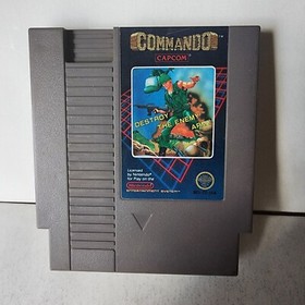 Commando (Nintendo Entertainment System, 1986) NES - Authentic & Tested 5 Screws