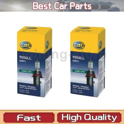 2 High Beam and Low Beam Headlight Bulb Fits 2000 Mercedes-Benz SL500 SL600 - Image 1 of 4