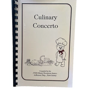 Culinary Concerto Cookbook Jefferson Twp. High School Boosters NJ Spiral 1988 - Picture 1 of 11