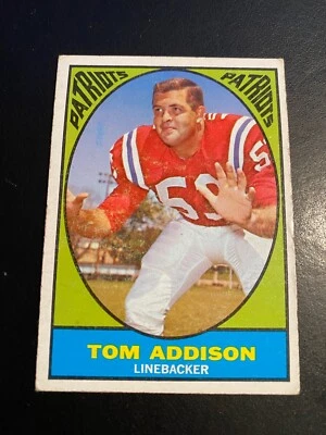 1967 TOPPS FOOTBALL #5 TOM ADDISON!! $1 SHIPPING!! - Image 1 of 2