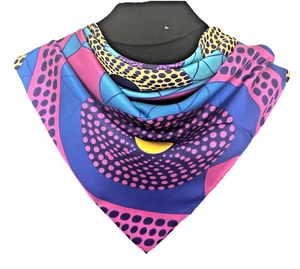 35"x35" lila blau Kunstdruck reiner Maulbeertöper 14momme Seidentuch 88x88cm5-96 - Bild 1 von 5