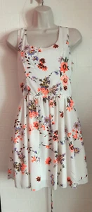 DAINTY HOOLIGAN SMALL MULTICOLOR SLEEVELESS LACE BACK SHORT-MINI DRESS, LINED - Picture 1 of 6