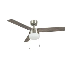 Hampton Bay Montgomery II 44 in. Indoor Brushed Nickel Ceiling Fan & Light Kit - Picture 1 of 5