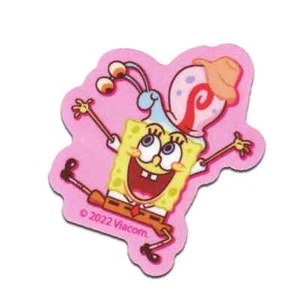 Nickelodeon © Spongebob Iron-On Patch Spongebob & Gary The Snail New Free Ship - Picture 1 of 11