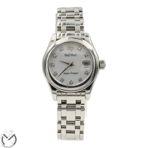 Armbanduhr Paul Picot Saint Tropez 4113NK/B Diamanten Stahl Quarz 221vv24 - Bild 1 von 7