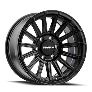 17x9 Mayhem Granite Satin Black Wheel 6x5.5 (0mm)