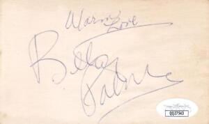 BETSY PALMER d. 2015 Signed 3X5 Index Card Actress/Friday the 13th JSA QQ27543
