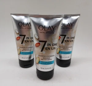 Olay Total Effects 7-in-1 Foaming Cleanser 5oz - 3 Pack - Anti-Aging Face Wash - Picture 1 of 2