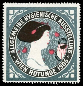 Austria Poster Stamp - 1906, Vienna - General Hygiene Exhibition - Picture 1 of 1
