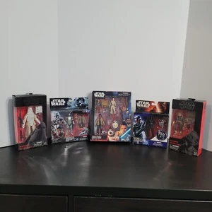 Stars Wars Action Figures Lot Of 6 The Dark Series The Force Awakens - Picture 1 of 17