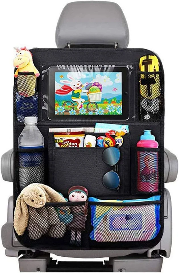 1x Rückenlehnentasche Rücksitztasche Rückenlehnenschutz Auto Organizer Rücksitz - Bild 1 von 4
