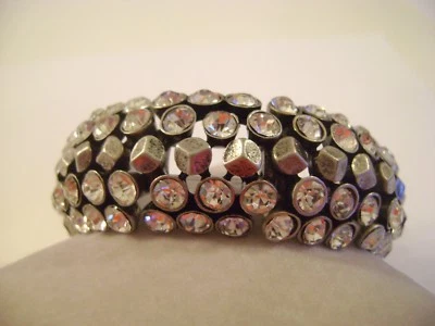 Pulsera elástica de cristales cortados ensamblaje LIA SOPHIA NUEVA SIN ETIQUETAS Foto 1 de 2