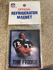 Vintage NFL Chicago Bears William Perry “The Fridge” Refrigerator Magnet-Sealed - Picture 1 of 1