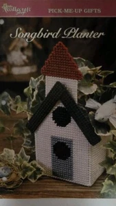 The Needlecraft Shop Songbird Planter PLASTIC Canvas PATTERN - Picture 1 of 2