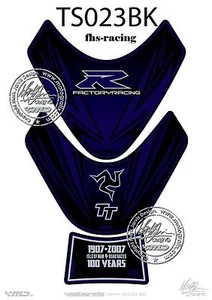 TS023BK, MOTOGRAFIX - Almohadilla de tanque, Protector de tanque Suzuki, Edición TT, Isla de Man - Imagen 1 de 1