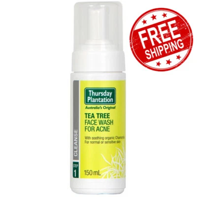 Thursday Plantation Tea Tree Face Wash for Acne Soothe Skin Redness 150ml - image 1 of 2