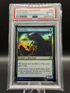 2016 Magic the Gathering Graf Mole #207 Shadows Over Innistrad Foil PSA 10 - Picture 1 of 2