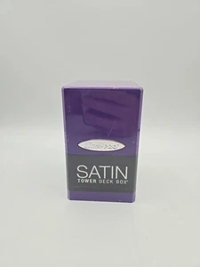 Ultra Pro Gaming Satin Tower Deck Box Royal Purple Premium Carcasa Dura Ajuste A Presión - Imagen 1 de 3
