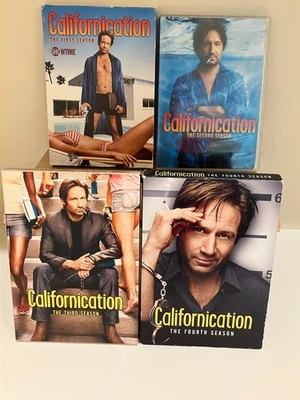 Californication - Seasons 1-4 DVD Sets - David Duchovny, Natascha McElhone - Image 1 of 4