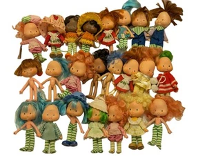 Vintage Lot of 23 Strawberry Shortcake Dolls Kenner 1980's various conditions - Picture 1 of 15