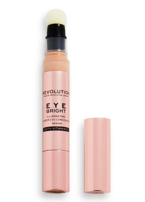 Revolution Eye Bright Illuminating Under Eye Concealer Vitamin C Medium 4 FOR 3 - Image 1 of 4