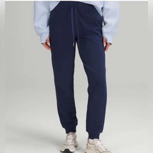 Lululemon Scuba Joggers Fleece *Fleece 28" Navy Blue Size 14 - Picture 1 of 9