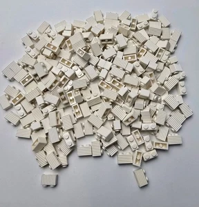 LEGO 280+ 2877 White Modified Brick 1 x 2 Grille Parts Joblot  - Picture 1 of 4