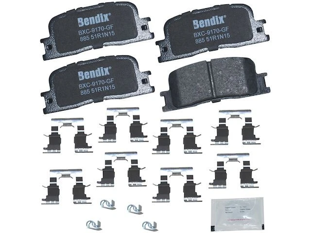 Rear Brake Pad Set For 01-06 Toyota Lexus Highlander ES300 ES330 Camry DH61P5 - Image 1 of 1