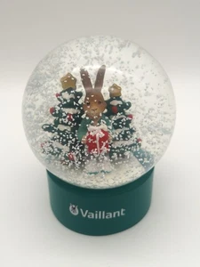 VAILLANT Schneekugel HASE Weihnachten WERBUNG selten Sammler vailant snow globe - Bild 1 von 22