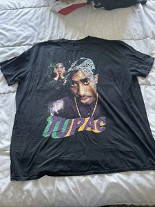 2PAC Tupac Shakur - Vintage T-Shirt Rap Hip Hop Tee 2XL 2 Pac Faded - Bild 1 von 3